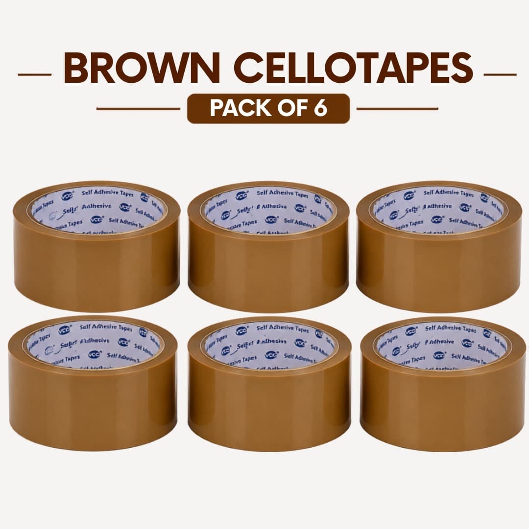 Brown Cellotape – 2 Inch Width x 50 Meter Length - Image 1